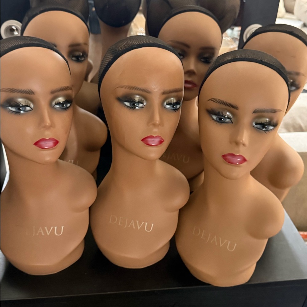 Female Wig Head Mannequin-Wig -Styling Hairpieces -Jewelry Necklace-ONE HEAD
